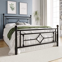 Meubles de maison modernes lits Queen King Size en fer et métal avec rangement pour chambre à coucher ou appartement cadre d'hôtel