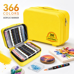 ชุดปากกาอะคริลิคพรีเมียม <span class=keywords><strong>FOX</strong></span> FEEL 366 สี พร้อมกล่องเก็บ หัวแปรงนุ่ม สำหรับงาน DIY งานฝีมือ กราฟฟิตี รับผลิตแบบ OEM/ODM - Product Image 1