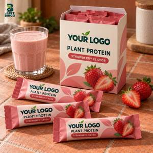 Fabricant de poudre de mélange protéiné halal en marque blanche avec impression d'étiquettes et conception d'emballages pour la nutrition sportive - Product Image 1