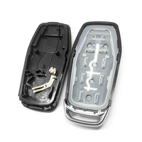 Carcasa de llave inteligente con llave de emergencia, carcasa de llave plegable, funda para llave de coche, cubierta para llavero