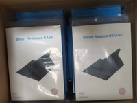 Stoßfeste Kombi-Lederhülle mit Tastatur und Schlaf/Aufwach-Funktion, Wärmeableitende TPU-Rückabdeckung für iPad 2022 10.9 & iPad Air 2025