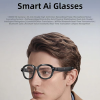 Lunettes Intelligentes IA avec Caméra 13MP, Enregistrement Vidéo 4K, Double Micro Anti-Bruit, Transfert de Données WiFi, Vente en Gros OEM