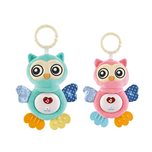 Con Cú Hoạt Hình Có Âm Thanh Nhẹ Khi Ngủ Với Đồ Chơi Gặm Nướu Nhai Được Búp Bê Đồ Chơi Nhồi Bông Nhẹ Nhàng Cho Bé HC595592 - Product Image 1