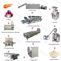 Nieuwste Ontwerp Ui Poeder Verwerking Machine Ui Poeder Productielijn 100-1500 Kg/u Ui Poeder Maken Machine Automatisch