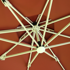 Parasol de encargo <span class=keywords><strong>del</strong></span> aluminio de la sombrilla <span class=keywords><strong>del</strong></span> jardín de la <span class=keywords><strong>playa</strong></span> <span class=keywords><strong>del</strong></span> paraguas de la lámpara <span class=keywords><strong>del</strong></span> artículo de la fábrica - Product Image 2