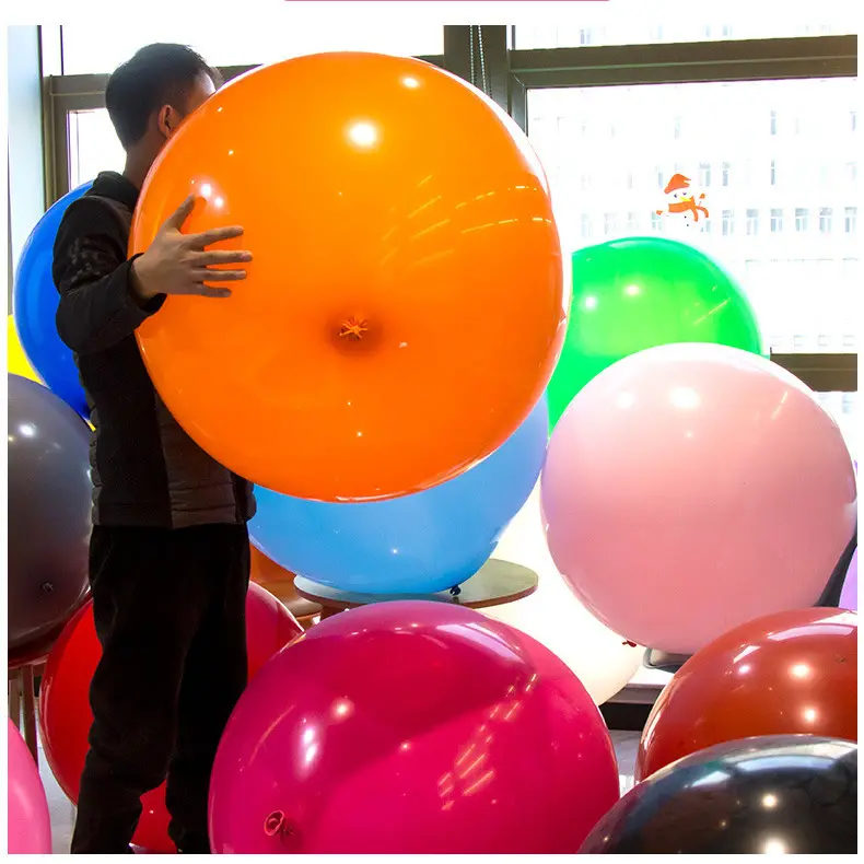 Youhoda-globos inflables grandes con logotipo personalizado, globos inflables <span class=keywords><strong>gigantes</strong></span> de helio de látex, 36 pulgadas