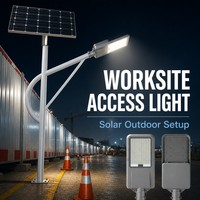 Lampadaire solaire multi-options d'alimentation, avec réglage du temps d'éclairage, pour l'éclairage résidentiel des allées, des jardins, des chemins et des arrêts de bus