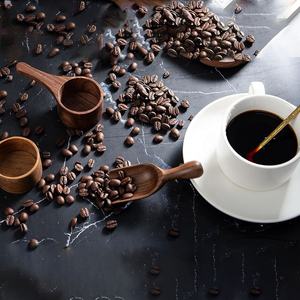 Juego de 4 cucharas de café de madera para café molido Cuchara medidora para frijoles azúcar especias <span class=keywords><strong>Mini</strong></span> cuchara de café de madera - Product Image 3