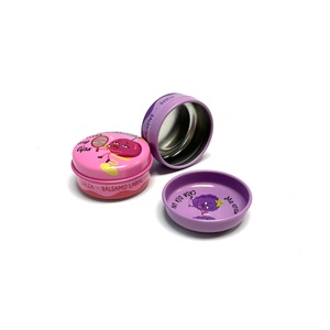 Boîte d'emballage en métal 40x24mm, boîte en étain personnalisée pour bonbons et sucre, mini boîte de rangement en étain, boîte ronde en métal - Product Image 1