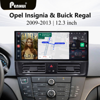 Radio para Auto Penhui 16+512GB Crystal Sound 850 Android 14 para Opel Insignia y Buick Regal 2009-2013, Pantalla de 12.3 Pulgadas, Reproductor de DVD