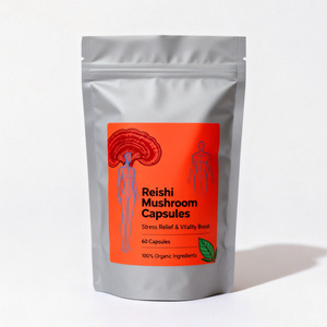 <span class=keywords><strong>Reishi</strong></span> Mantarı Kapsülleri Mantar Ekstresiyle Özel Karışımlar Özel Marka OEM ODM Hizmeti HACCP NSF GMP ISO Sertifikalı - Product Image 2