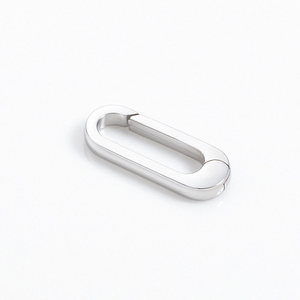 Bán buôn 7*18 mét <span class=keywords><strong>Tiny</strong></span> thép không gỉ Carabiner móc cài O hình vòng đeo tay vòng cổ Carabiner móc đối với trang sức làm - Product Image 1