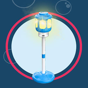 MILI unisexe jardin réverbère bulle jouet enfants en plastique extérieur <span class=keywords><strong>eau</strong></span> savon électrique Diode lumière émettant Machine jeu - Product Image 4
