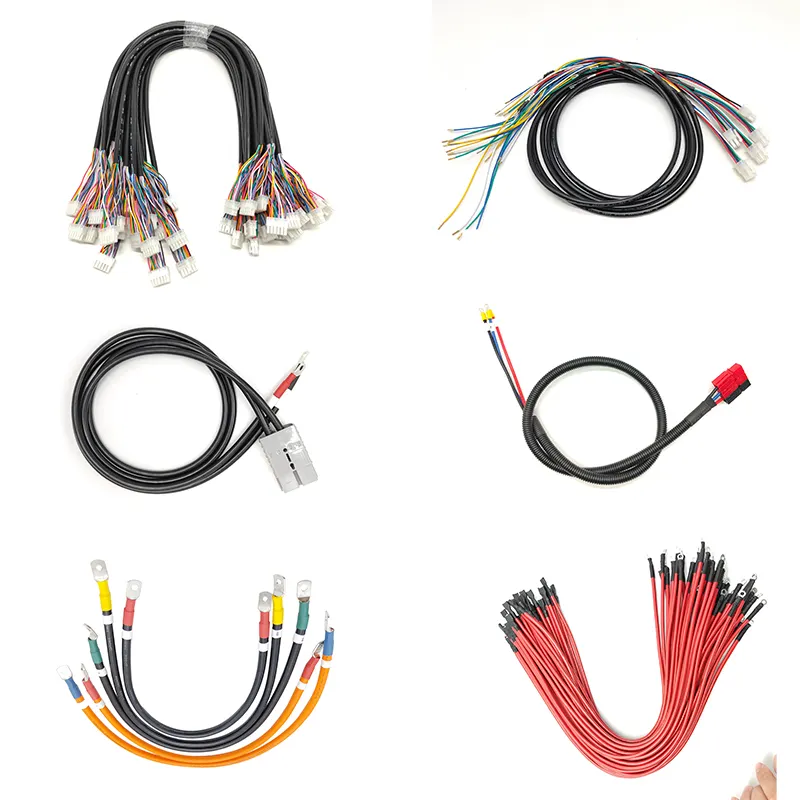 Assemblage de câble personnalisé SH GH ZH PH EH XH 1.0 1.25 1.5 2.0 2.54mm pas 2 3 4 5 6 7 8 9 10 faisceau de câblage de connecteur JST à 12 broches