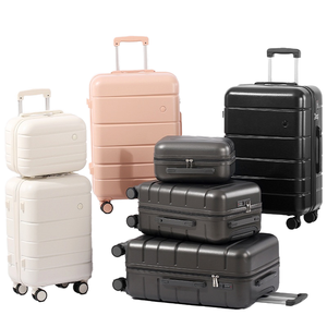 Lot de 4 valises de <span class=keywords><strong>voyage</strong></span> de luxe unisexe en ABS, grande capacité, avec roues pivotantes durables et serrure TSA, commande en gros prête à l'emploi - Product Image 2