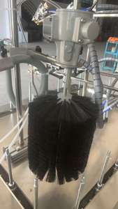 Hell Disk Muebles Artesanía Maquinaria de revestimiento de metal Mango de madera Máquina de pintura en aerosol giratoria circularmente para marco de vidrio - Product Image 2