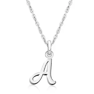 Hot Selling Cursive Initial Design Your Own Personalized Children's Necklace For Girls