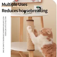 Usine de gros logo personnalisé Sisal Cat Scratch Pad Cat Scratch Mat