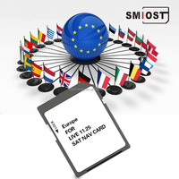 SMIOST carte Android Navigation 16GB carte pour Renault Chang CID SD Escape GPS Live 11.25 Kangoo scénic Europe