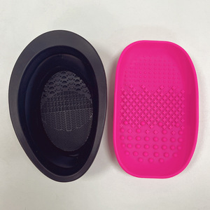 Силиконовые чистящие подушечки для кистей для макияжа, чистящая емкость, очиститель пятен, оптовый товар, инструменты для красоты и макияжа - Product Image 4