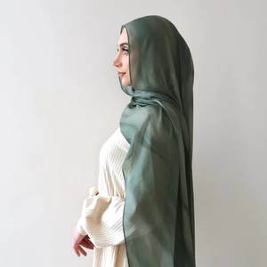 Nouveau turban en coton modal imprimé hijab doux et fin pour femmes musulmanes foulards et châles traditionnels - Product Image 1