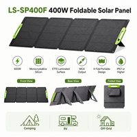 Panneau solaire pliable 400W ETFE monocristallin, chargeur portable avec MC4 pour camping-car, station d'alimentation hors réseau, panneau solaire hors réseau