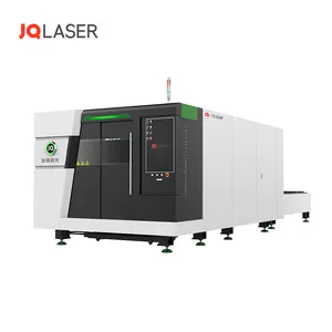 JQ 1530AP 3000W fiber laser metal sheet and plate cutting machine with out-covering exchange table