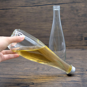 Nouvelle arrivée Bouteille d'eau en verre transparent <span class=keywords><strong>Evain</strong></span> avec couvercle à vis hermétique ou stockage et conteneur d'eau pour boissons - Product Image 3
