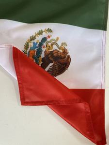 Bandera de México 100% Poliéster para Automóvil, Venta al por Mayor 2026, Bandera Nacional para Eventos Promocionales y Competiciones de Fútbol - Product Image 3