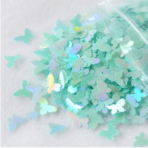 2026 Bulk Holographic Macaron Color Butterfly Shape Polyester Glitter Special Shape For Tumblers <strong>Snow</strong> Globes Nail <strong>Art</strong> - Product Image 5