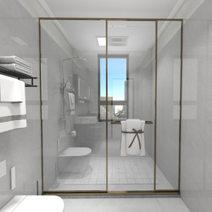 <span class=keywords><strong>Carrelage</strong></span> en porcelaine de couleur gris poli et glacé de Foshan, aspect marbre, 600x600 mm, vente de liquidation, épaisseur 9 mm - Product Image 3