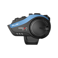 Casque Talkie-Walkie Crown CMMK-06 avec Portée de 2 KM Intercom 6 Personnes Accessoires de Moto ABS Casques Inclus