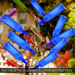 Bouteille de vin de Bordeaux en verre de 750ml fini en liège à fond plat-Caisse de 12-Bleu cobalt - Product Image 4