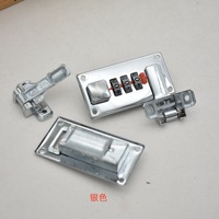 Serrure à combinaison en alliage de zinc de sécurité antivol pour bagages avec serrure à clé réglable pour accessoires de bagages à usage interne/externe