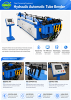 Máquina Automática de Doblado de Tubos CNC para la Producción de Pasamanos de Aluminio