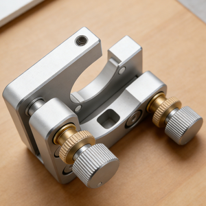 Support de miroir à 2 axes en acier inoxydable usiné CNC et par électroérosion à fil – Support cinématique de précision certifié ISO9001 pour systèmes optiques - Product Image 1