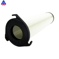 Cartouche de filtre à air en polyester plissé sur mesure, filtre à poussière industriel haute efficacité, cartouche de filtre à poussière en polyester