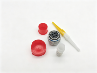 Connecteur circulaire de signal de précision Kewei 4 broches 14P D38999/26FD04SN, boîtier en alliage d'aluminium, fiche droite 3 cœurs