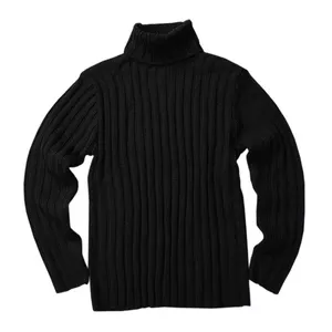 גברים סוודרים tleneck כבל pulover ארוך שרוול רזה מתאים סרוג מזדמן בסתיו החורף חם קרדיגנים