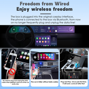 Boîtier universel Youtube Netflix Android media ai sans fil carplay pour voitures - Product Image 4