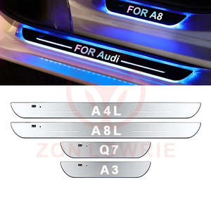 Barra di soglia portiera LED di benvenuto a pedale luminoso senza fili per Audi A8 Q3 Q5 Q6 Q7 RS3 CC C5 C6 C7 C8 <span class=keywords><strong>Etron</strong></span> 50 A4L A6 - Product Image 1