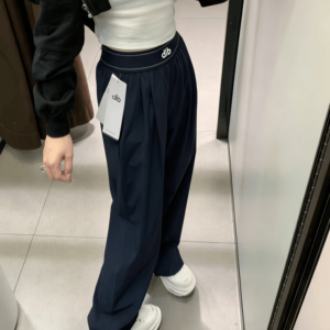 Pantalones Casuales de Yoga de Cintura Alta y Pierna Ancha, Diseño Personalizado de Alta Calidad Aolo, para Diseñadores Senior DLB - Product Image 2