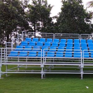 Estantería deportiva desmontable para estadio al aire libre, <span class=keywords><strong>gradas</strong></span> de metal <span class=keywords><strong>con</strong></span> asientos de plástico para eventos deportivos - Product Image 3