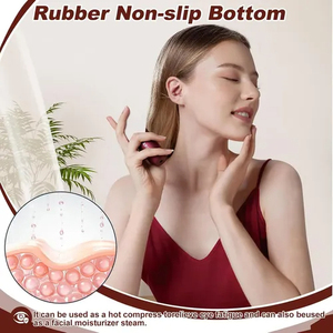 เครื่องพ่นไอน้ำนาโนสำหรับดวงตา 3 ระดับ ร้อน-เย็น 38-42 องศาเซลเซียส ร้อนเร็วภายใน 10 วินาที พกพาสะดวก ชาร์จซ้ำได้ บรรเทาอาการตาแห้ง เติมความชุ่มชื้น สีขาว - Product Image 3