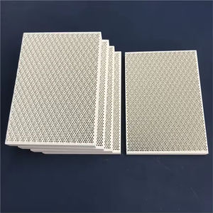 Planche de <span class=keywords><strong>barbecue</strong></span> en céramique nid d'abeille infrarouge carrée 132x92x13mm <span class=keywords><strong>Plaque</strong></span> en céramique cordiérite diamant - Product Image 6