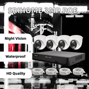 Ngoài trời an ninh Hệ thống <span class=keywords><strong>camera</strong></span> ai con người phát hiện không dây Bullet Máy ảnh thời tiết 2MP CMOS H.265 NVR tương thích - Product Image 4