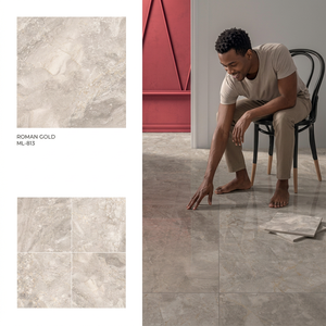 Orient White 800x800mm GVT PGVT Glossy Porcelain Tiles White Marble Pattern Flooring - Product Image 3