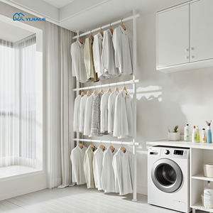 חנות יוקרה yijiale yijiale חנות בגדים מדפים מתלים - Product Image 2