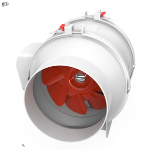 MIA 2021 Nouveau style Ventilateur de ventilation en pouces à flux mixte pour conduits, extracteur d'air pour usage professionnel en bureau - Product Image 2