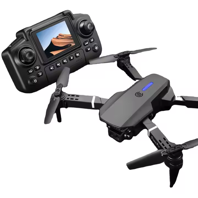 2025 NEW E88 E99 Pro MAX 4K HD Dual Camera FPV Mini Drone Foldable Design Remote Control 6-Axis Gyro Brushless Motor